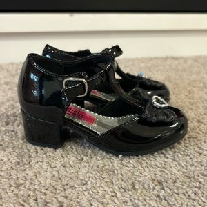 Rachel Shoes black little girl dress shoes